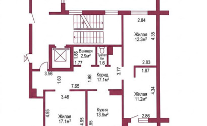 Купить 3-комнатную квартиру, Гродно, Малыщинская, 27. Фото 17