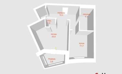 Купить 1-комнатную квартиру, Минск, Дроздовича ул., 6 (Ленинский район). Фото 46