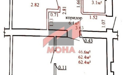 Купить 3-комнатную квартиру, Брест, ул. Жукова, д. . Фото 15
