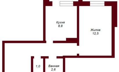 Купить 1-комнатную квартиру, Брест, ул. Сябровская, д. . Фото 8