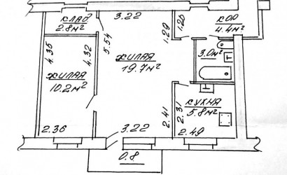 Купить 2-комнатную квартиру, Гродно, Максима Горького, 59. Фото 11