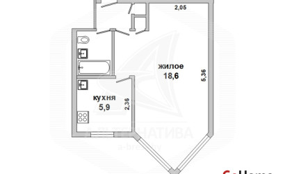 Купить 1-комнатную квартиру, Брест, Центр, пр-т Машерова