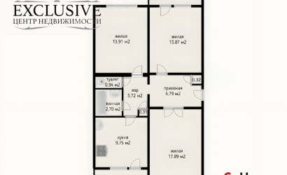 Купить 3-комнатную квартиру, Минск, Выготского ул., 3 (Центральный район). Фото 23