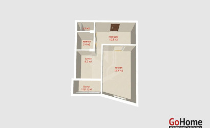 Купить 1-комнатную квартиру, Минск, Скрипникова ул., 11 (Фрунзенский район). Фото 27