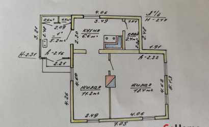 Купить дом в деревне, Гриневка, 22, 25 соток. Фото 8