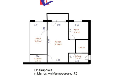 Купить 2-комнатную квартиру, Минск, Маяковского ул., 172 (Ленинский район). Фото 23