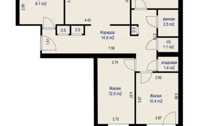 Купить 4-комнатную квартиру, Минск, ул. Коласа Якуба, д. 53/3 (Советский район). Фото 19