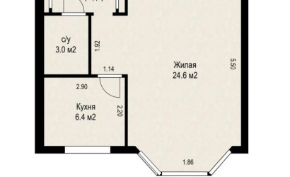 Купить 1-комнатную квартиру, Минск, Калинина ул., 1 (Первомайский район). Фото 1