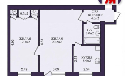  5-этаж.(47.7 м2), Минск(Шабаны ул., 5)