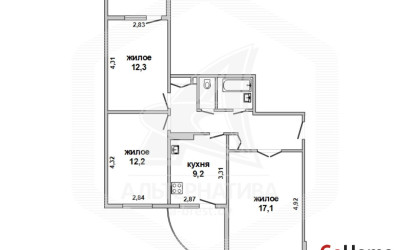 Купить 3-комнатную квартиру, Брест, Вулька, ул. Вульковская. Фото 20