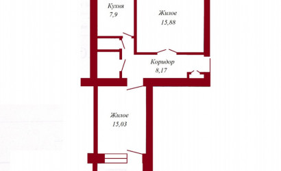 Купить 2-комнатную квартиру, Жабчицы, Ленина, 131. Фото 10