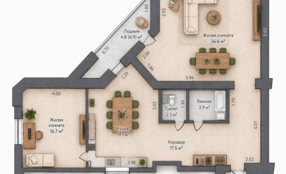 Купить 2-комнатную квартиру, Минск, Сурганова ул., 22(Первомайский район). Фото 18