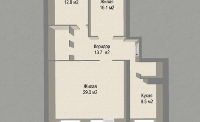 Купить 3-комнатную квартиру, Минск, Городецкая ул., 44 (Первомайский район). Фото 25