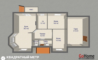 Купить дом, Минск, Ярошевичская ул., 8.28 соток. Фото 36