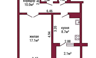 Купить 1-комнатную квартиру, Гродно, Индурское, 4. Фото 10