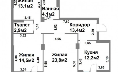 Купить 3-комнатную квартиру, Минск, Маяковского ул., 35 (Ленинский район). Фото 49