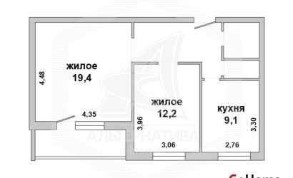 Купить 2-комнатную квартиру, Брест, Речица, ул. Солнечная. Фото 12