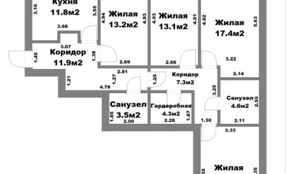 Купить 4-комнатную квартиру, Минск, Тимирязева ул., 134 (Центральный район). Фото 18
