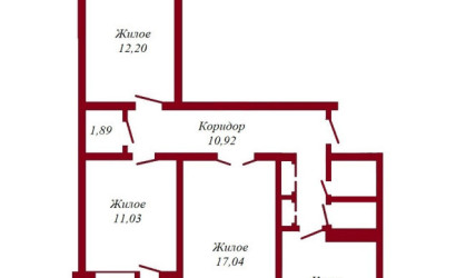 Купить 3-комнатную квартиру, Пинск, Парковая, 152. Фото 11