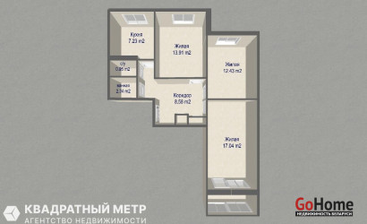 Купить 3-комнатную квартиру, Минск, Якубова ул., 28 (Ленинский район). Фото 30