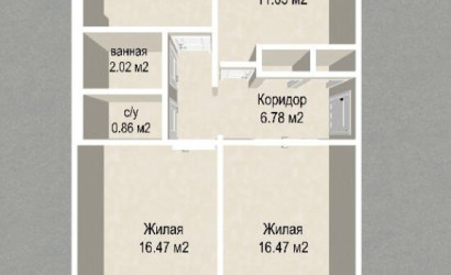 Купить 3-комнатную квартиру, Осиповичи, Рабоче-Крестьянская ул., 5. Фото 19