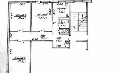 Купить 3-комнатную квартиру, Гродно, Домбровского, 61. Фото 11