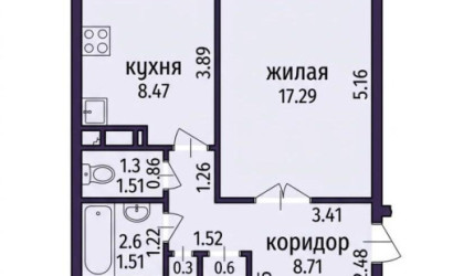 Купить 3-комнатную квартиру, Заславль, Микрорайон 1 м-н, 13. Фото 16