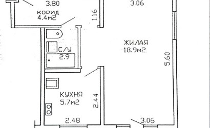 Купить 1-комнатную квартиру, Минск, Фроликова ул., 7 (Партизанский район). Фото 9