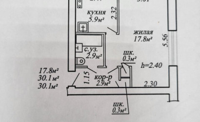 Купить 1-комнатную квартиру, Витебск, Гагарина ул.. Фото 11