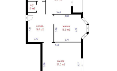 Купить 2-комнатную квартиру, Минск, Сурганова ул., 7/А (Первомайский район). Фото 1