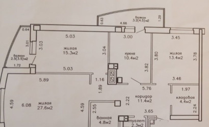 Снять 3-комнатную квартиру, Минск, просп. Независимости, д. 85Б (Первомайский район). Фото 18