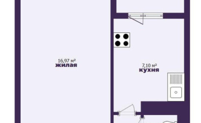 Купить 1-комнатную квартиру, Минск, Воронянского ул., 11/4 (Октябрьский район). Фото 15