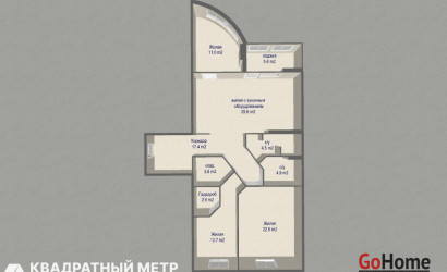 Купить 4-комнатную квартиру, Минск, Ратомская ул., 7(Центральный район). Фото 34