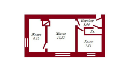Купить 2-комнатную квартиру, Логишин, Ленина, 69. Фото 2