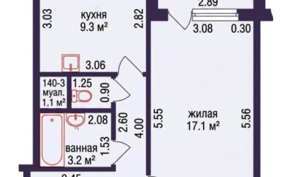 Купить 1-комнатную квартиру, Лесной, Троицкая ул., 41. Фото 7