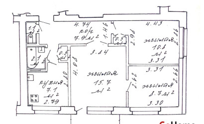 Купить 3-комнатную квартиру, Минск, Максима Богдановича, д. 86(Советский район). Фото 2