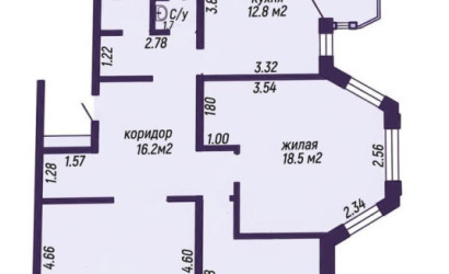 Купить 3-комнатную квартиру, Минск, Гаруна ул., 22 (Фрунзенский район). Фото 17