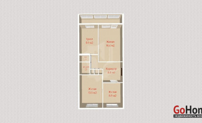 Купить 3-комнатную квартиру, Жодино, Гагарина ул., 24. Фото 27