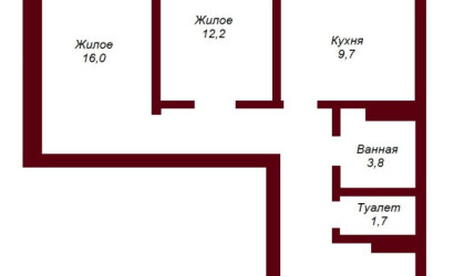 Купить 2-комнатную квартиру, Брест, ул. Гоголя, д. . Фото 7