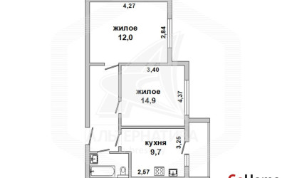 Купить 2-комнатную квартиру, Кобрин, , . Фото 20