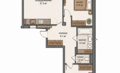 Купить 3-комнатную квартиру, Минск, Дзержинского, 90 (Московский район). Фото 2