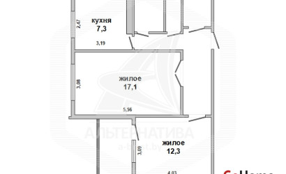 Купить 2-комнатную квартиру, Брест, Дубровка, ул. Дубровская. Фото 15