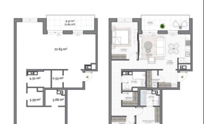 Купить 4-комнатную квартиру, Минск, Виталия Цвирко, 69 (Советский район). Фото 20