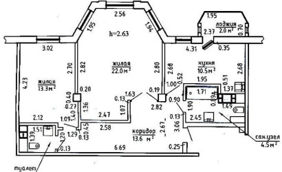 Купить 2-комнатную квартиру, Богатырево, Полесская ул., 3. Фото 13