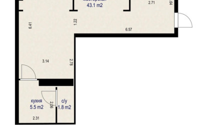 Продажа офиса, Минск, Дзержинского просп., 15,  50.5 кв.м.. Фото 25