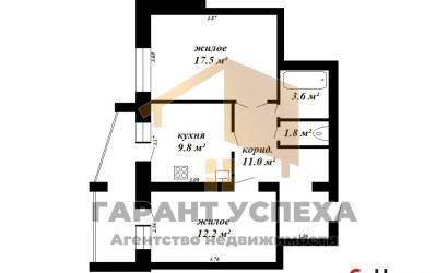 Купить 2-комнатную квартиру, Брест, ул. Стафеева. Фото 17