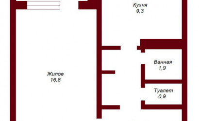 Купить 1-комнатную квартиру, Брест, ул. Ленинградская, д. . Фото 9