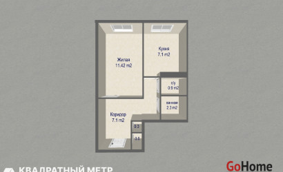 Купить 1-комнатную квартиру, Минск, просп. газеты Звязда, д. 56 (Московский район). Фото 15