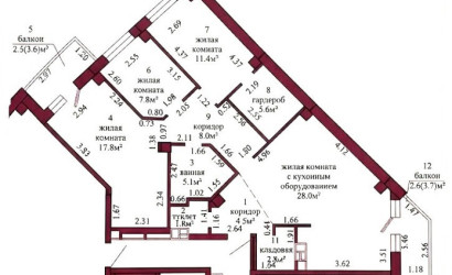 Купить 4-комнатную квартиру, Гродно, Воинов-Интернационалистов, 16. Фото 19