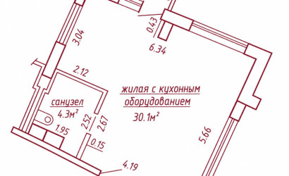 Купить 1-комнатную квартиру, Минск, Ложинская, 16 (Первомайский район). Фото 35